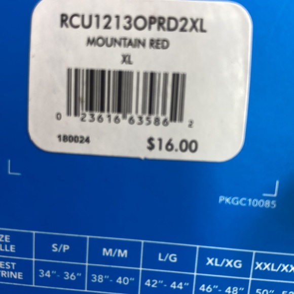 NWT Columbia t-shirt is great for summer. It is red and light red striped. - Picture 3 of 4